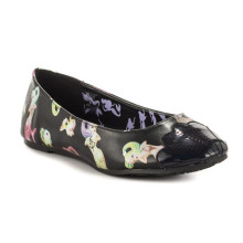 New Fshion Mermaid Printed Flat Causal Shoes (YF-10)